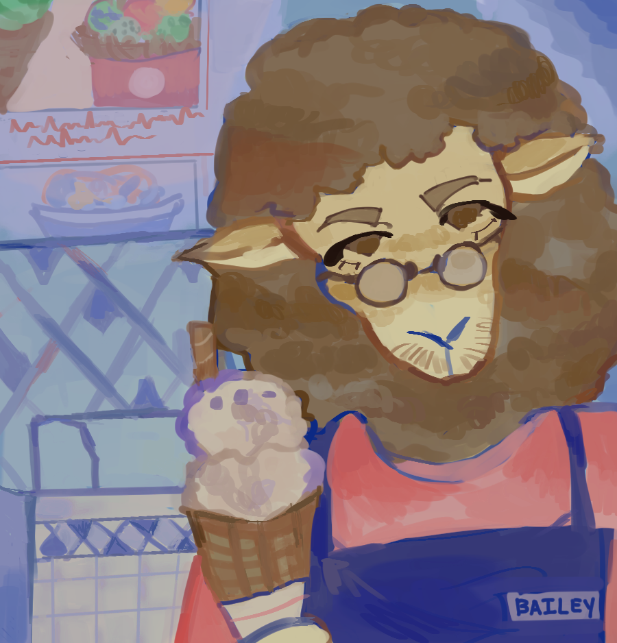 Drawing of Bailey